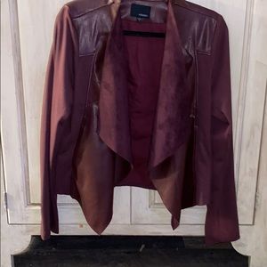 Edyson mixed material jacket